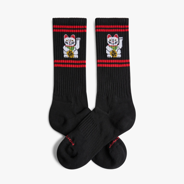 CALCETINES CAÑA MEDIA JIMMY LION ATHLETIC LUCKY CAT